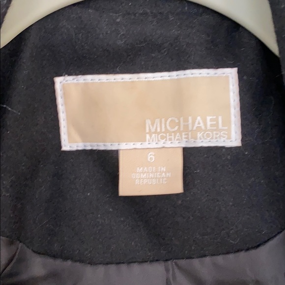 MOVING SALE! Michael Kors Size 6. Black Coat - Picture 2 of 2